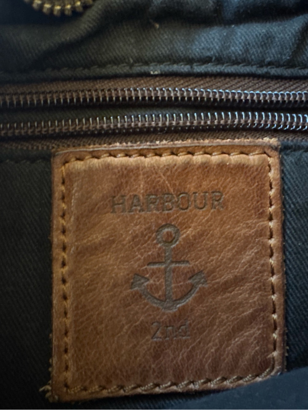 Harbour 2nd Tuula Woven Leather Riveted Distressed Hobo Shoulder Bag Purse - Picture 13 of 13